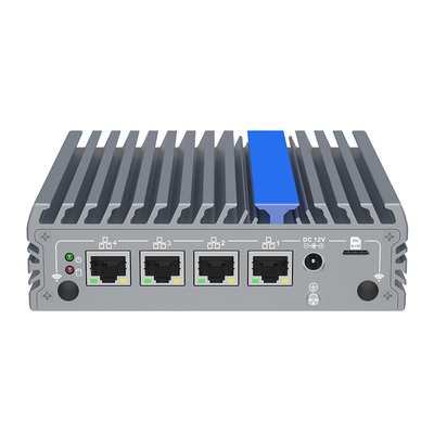 N100 Firewall Micro Mini PC 4 Lan Router Pfsense sin ventilador