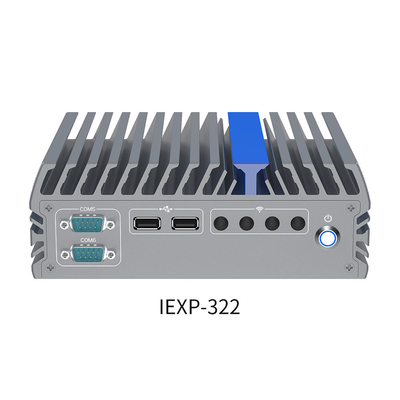 Mini PC industrial N100 con 16 GB de RAM DDR5 PC incorporado sin ventilador con gráficos UHD