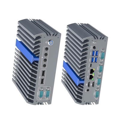 Pequeño PC industrial 2 Intel I226-V Mini PC industrial sin ventilador para el sistema de posicionamiento
