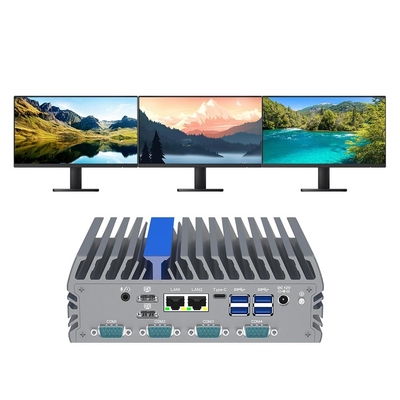 Computación industrial integrada 6 Rs232 Com Mini Box Computadora