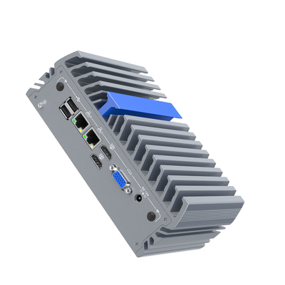 Computadora de pequeño tamaño N100 2 Lan 4 Com 6 USB Mini PC 12 Voltios