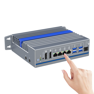 Enrutador suave sin ventilador Intel I5-1235u Ddr5 M.2 Ssd 4 Puerto Lan Mini PC