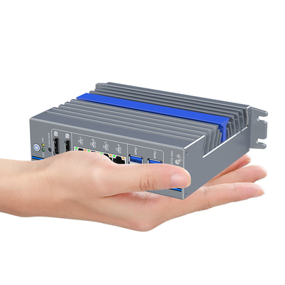 Libro Tipo 4 puertos Ethernet Mini PC I7-1255u 10 núcleos 12v computadora pequeña