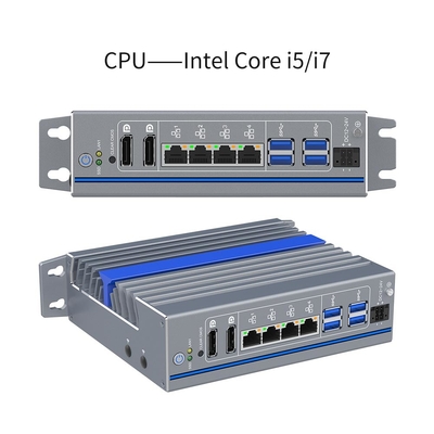 12a generación Intel PC integrado PC industrial resistente con Wi-Fi Ethernet