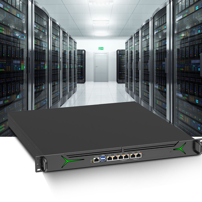 1U 19 pulgadas Rackmount servidor Pfsense 6 RJ45 Lan Puerto VPN 64GB