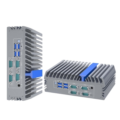Mini PC pequeño J6412 Cuad Core 6 USB 4 COM 2 Lan Nano Computadora