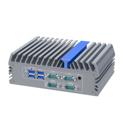 Mini PC industrial J6412 Dual Lan DDR4 RAM M.2 SSD Fanelss Mini Computer Watchdog para el sistema de posicionamiento
