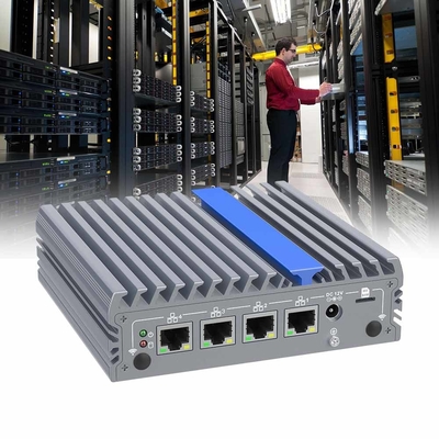 4 Lan Mini PC N100 DDR4 M.2 Box sin ventilador Firewall del router para el hogar