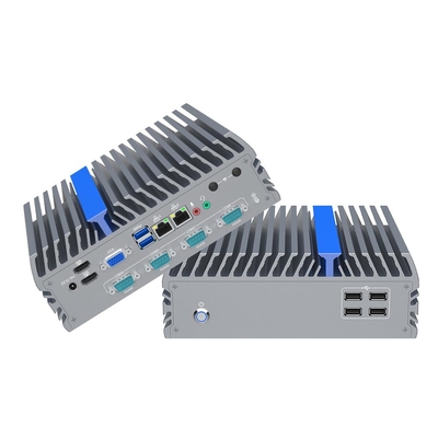 X86 Computadoras industriales sin ventilador I7 I5 I3 2 Rs232 8 Usb Linux