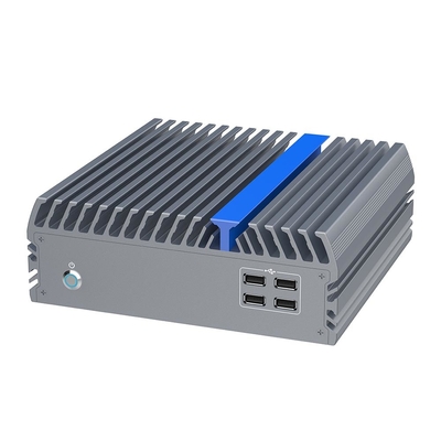 PC industrial sin ventilador de escritorio Barebone I3 I5 I7 con red dual
