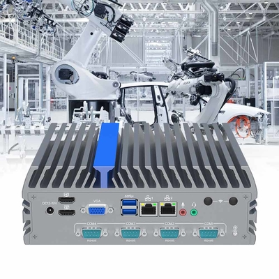 Computadora industrial sin ventilador DDR4 RAM M.2 SSD para el sistema de control láser CNC