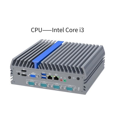 PC de caja industrial sin ventilador Intel I5-12500T PC con 12V-19V