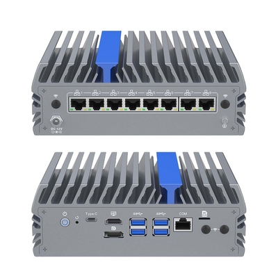 8 Lan Mini PC Servidor de red Mini Firewall PC Triple Display