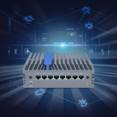 Barebone Mini PC sin ventilador Firewall Ultra 7 155U Chip gráfico de Intel Display 4,3 GHz Max Turbo Experimenta la diferencia