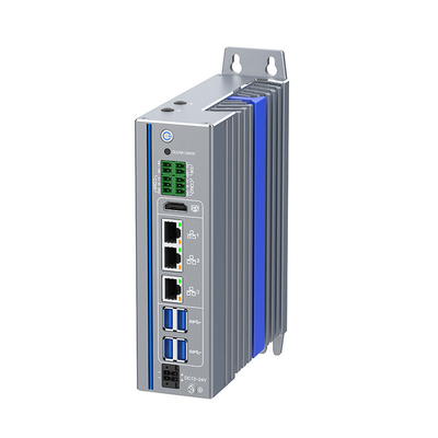 Tipo de libro PC industrial de 12a generación Intel Alder Lake-N N100 Mini PC con 3 Ethernet Intel