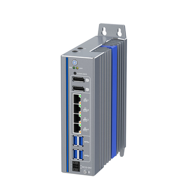 12a generación I5 Mini PC 4 puertos Ethernet soporte WiFi CAN GPIO COM Din Rail Computadora