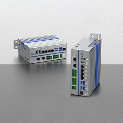 China Precio de fábrica 4 puertos Ethernet Mini Box PC Rs232 Sistema sin ventilador con tarjeta SIM