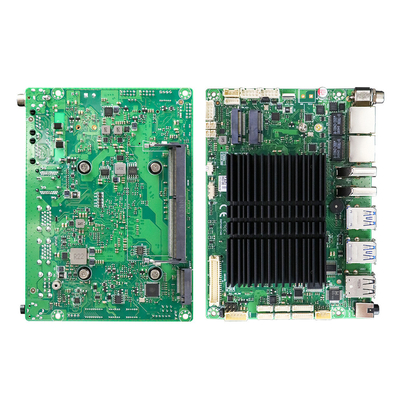 Tarjeta base ITX sin ventilador de 16 GB de memoria DDR4 x86 con 6 RS232 COM y 1 pantalla HD-MI