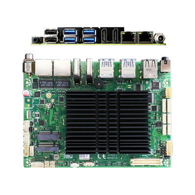 2 LAN 3.5 pulgadas PC de placa base sin ventilador con Intel Celeron J6412 2 USB3.0 y 6 RS232 COM