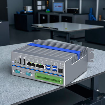 Diseño ultra resistente Intel Core I5 PC industrial sin ventilador DC12V ~ 24V de amplio voltaje para entornos hostiles