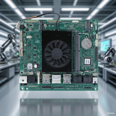 N97 placa base industrial con 4 COM 4 USB DDR4 RAM M.2 SSD