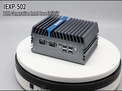 IEXP-502 Computadora industrial sin ventilador 12a Intel Core I7 Mini PC sin ventilador